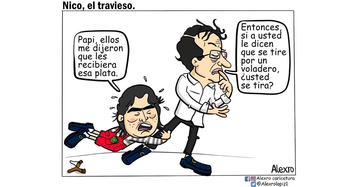 Caricatura: Nico, el travieso