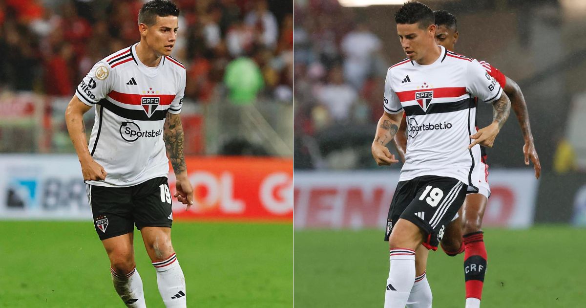 El número de James Rodríguez cambió en Sao Paulo: el jugador que no lo dejó vestir la 10 - -- Las2orillas Número de James Rodríguez en Sao Paulo