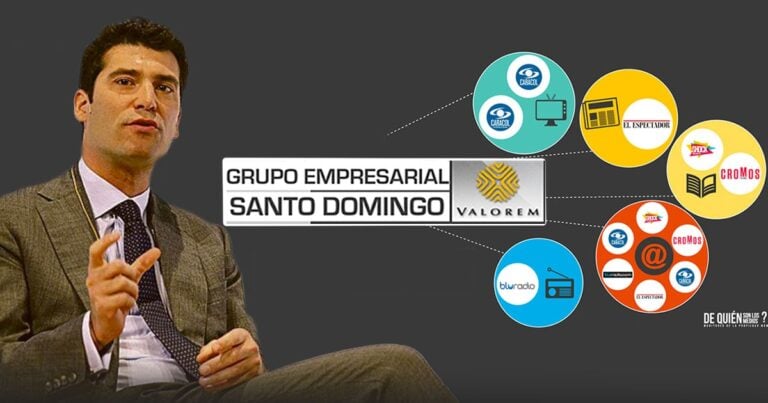 fortuna de la familia Santo Domingo - Los 19 medios de comunicación de la poderosa familia Santo Domingo
