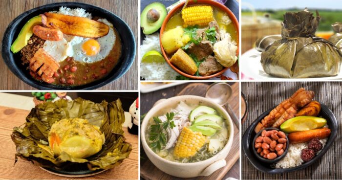 platos típicos de la Gastronomía colombiana