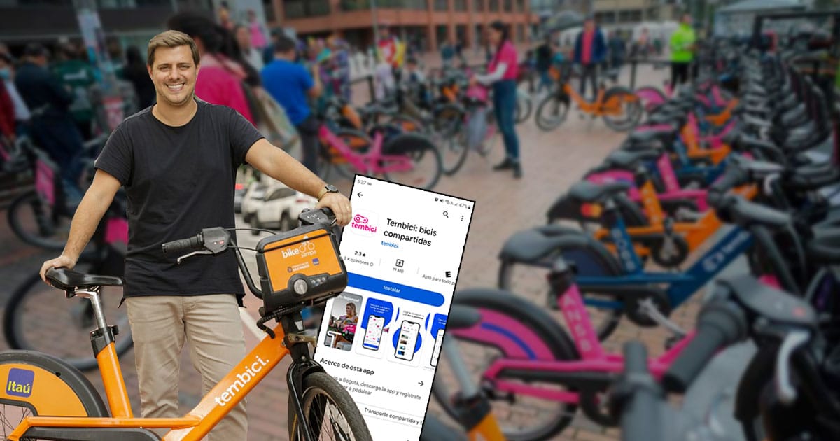 El joven brasileño que se hizo millonario con el alquiler de bicicletas TemBici que ya están en Bogotá