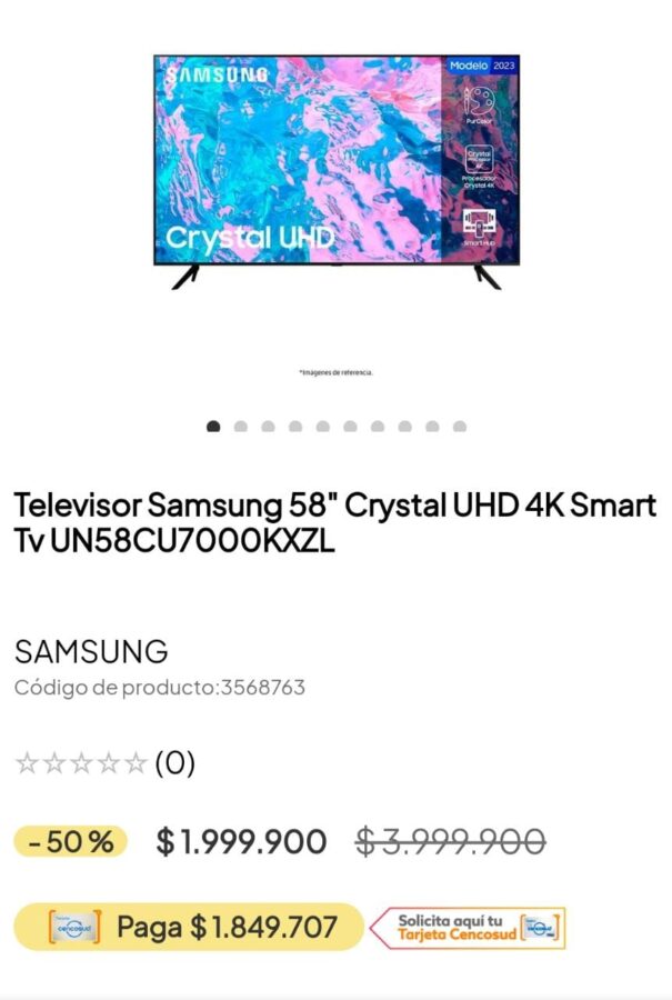 Televisores baratos