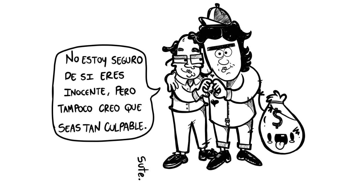Caricatura: Nicolasito inocente & culpable