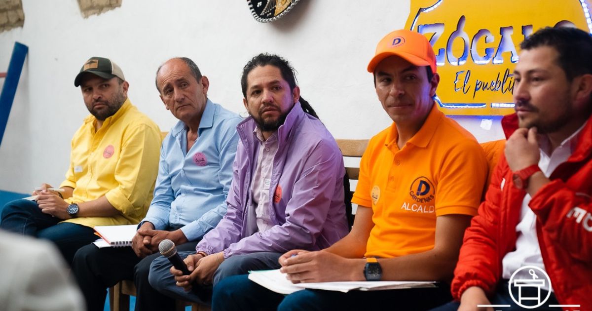 En Tenjo se realizó el primer debate de género con candidatos a la alcaldía