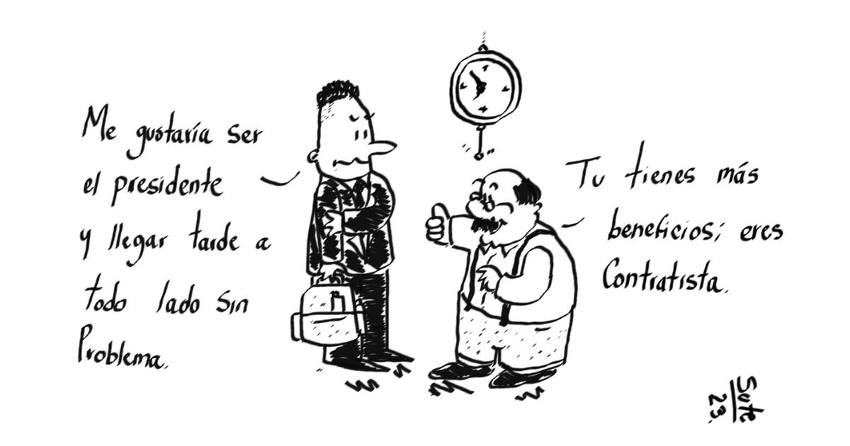 Caricatura: Jornadas y puntualidad