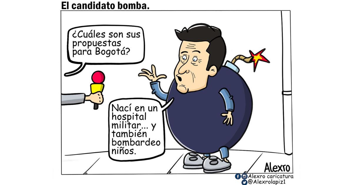 Caricatura: El candidato bomba