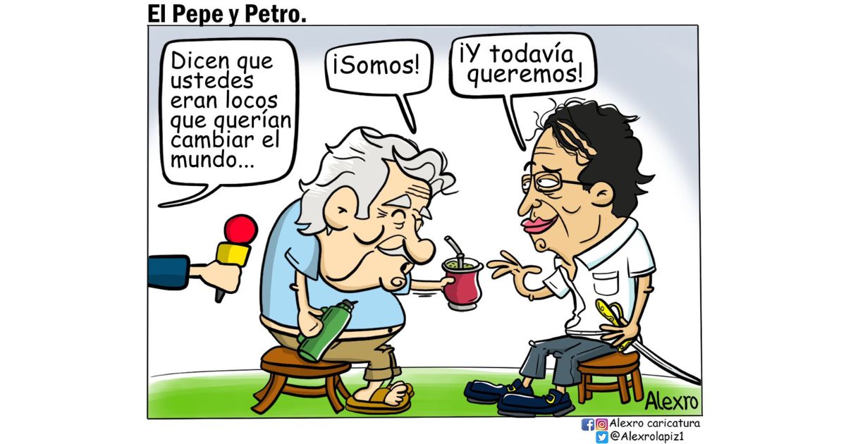 Caricatura: El Pepe y el Petro