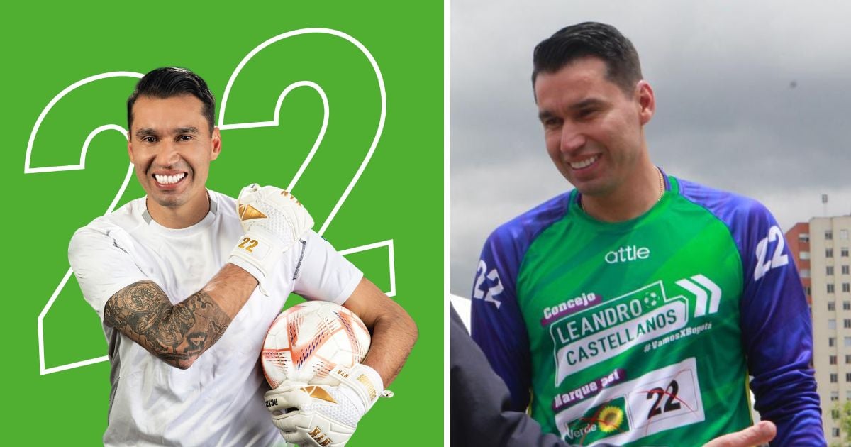 Leandro Castellanos, el gran futbolista de Santa Fe que ahora quiere ser concejal de Bogotá