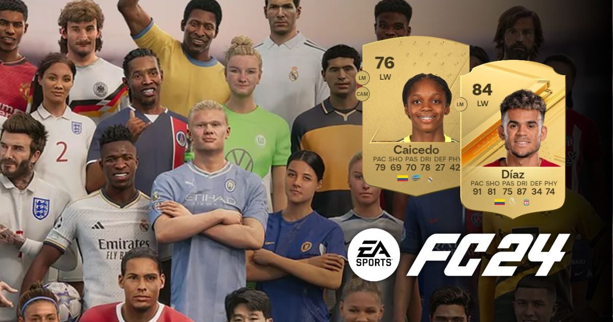 Los 10 mejores futbolistas colombianos del EA Sports FC 24: James no está en la lista