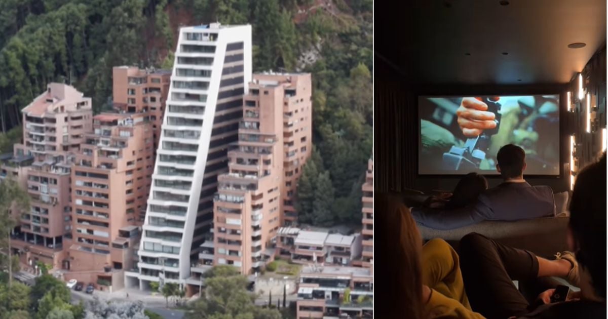 El conjunto más lujoso de Bogotá tiene hasta su propia sala de cine ¿Cuánto vale vivir allí?