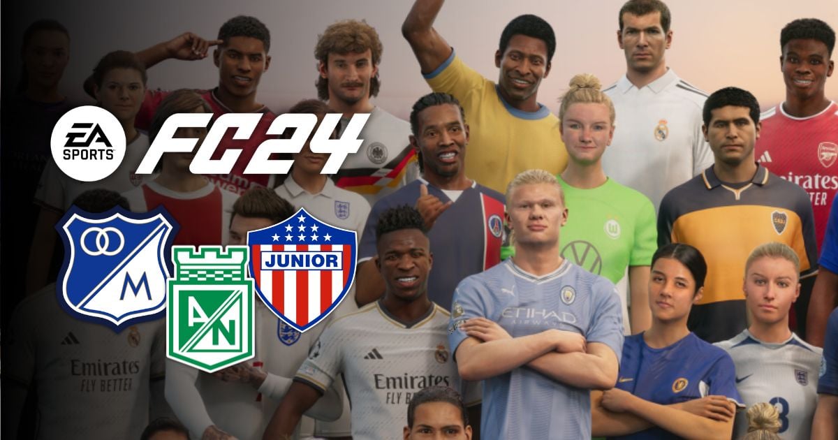 Los ocho equipos colombianos que sí están en el renovado EA Sports FC 24