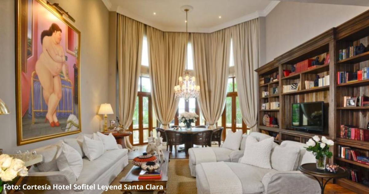 Así es la lujosa suite del maestro Fernando Botero en un super hotel de Cartagena