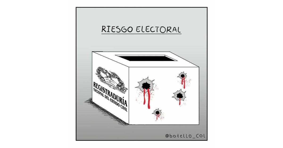Caricatura: Riesgo electoral