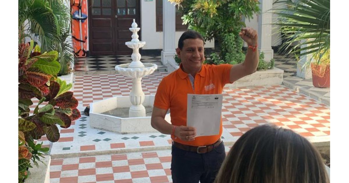 Jorge Agudelo ya inscribió su candidatura y su elección será otro hecho histórico en Colombia