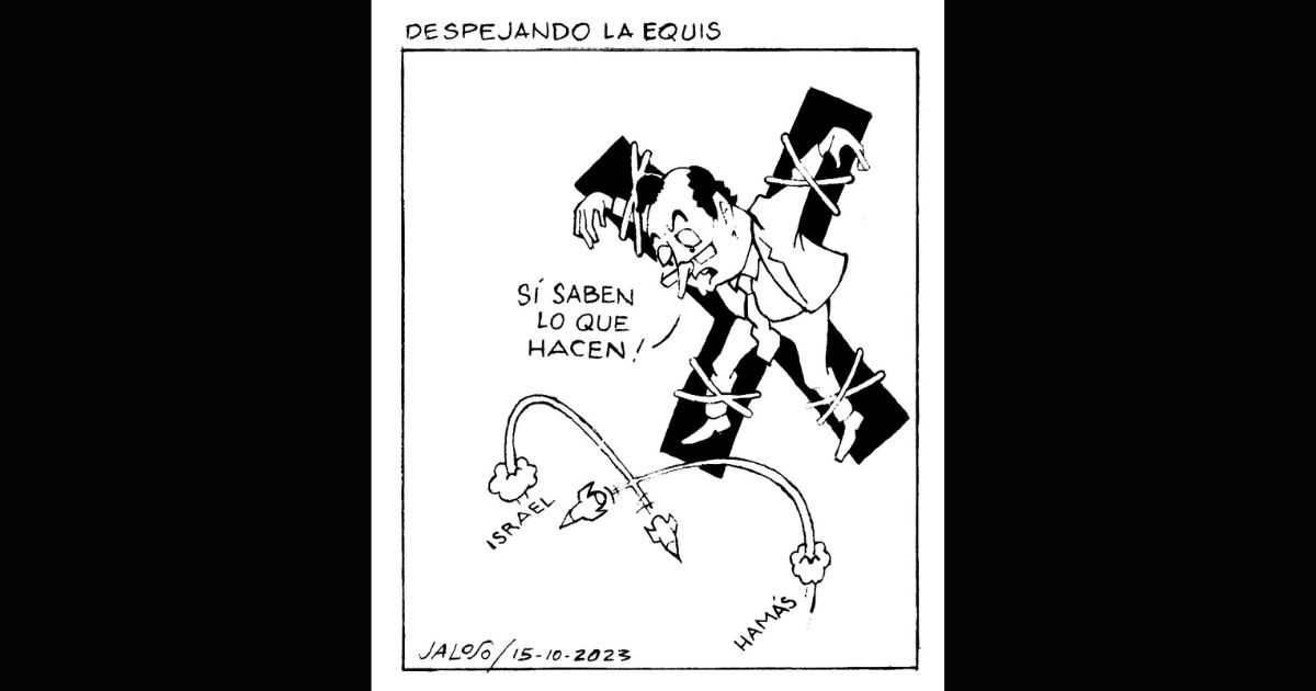 Caricatura: Despejando la equis