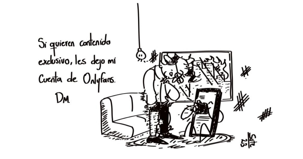 Caricatura: Monetización