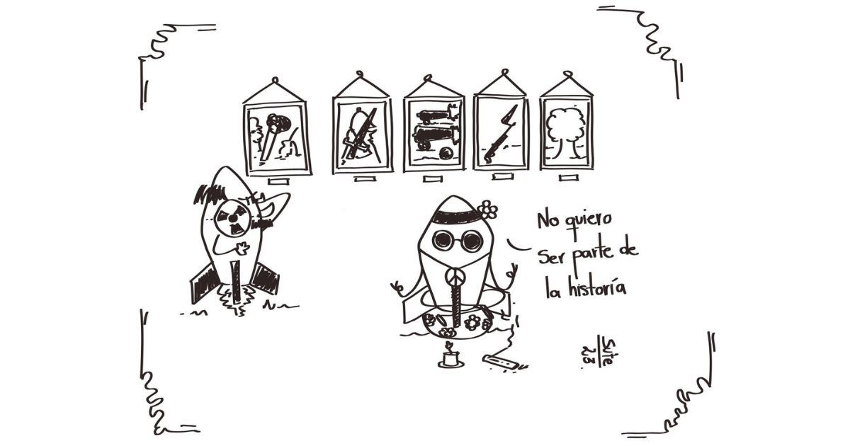 Caricatura: No quiero ser parte de la historia