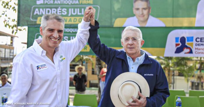  - El Uribismo regresa a la gobernación de Antioquia con Andrés Julián Rendón