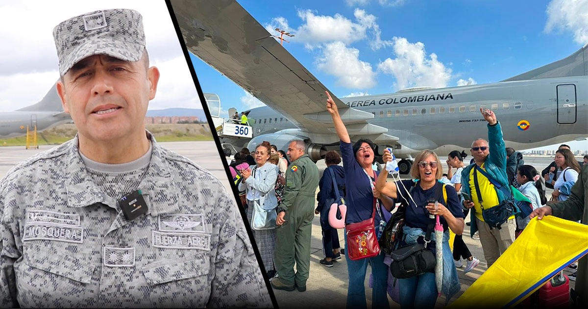 El Brigadier General que se encargó de la operación aérea para traer a los colombianos varados en Israel