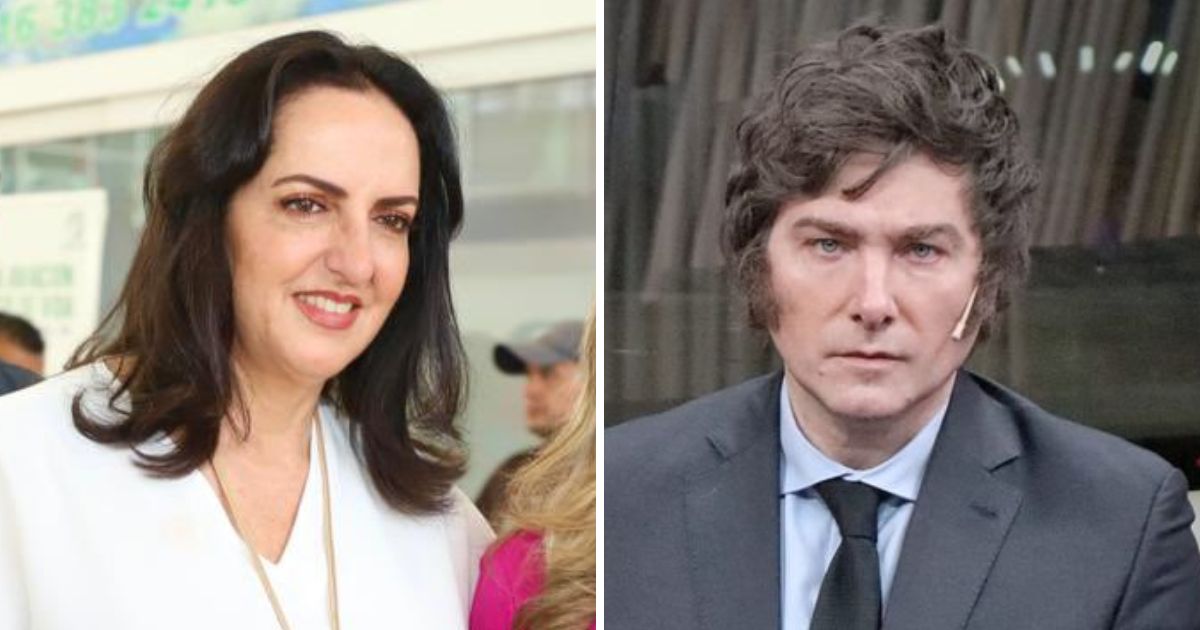 El entusiasmo de María Fernanda Cabal por Javier Milei la llevó a viajar a Buenos Aires para acompañarlo