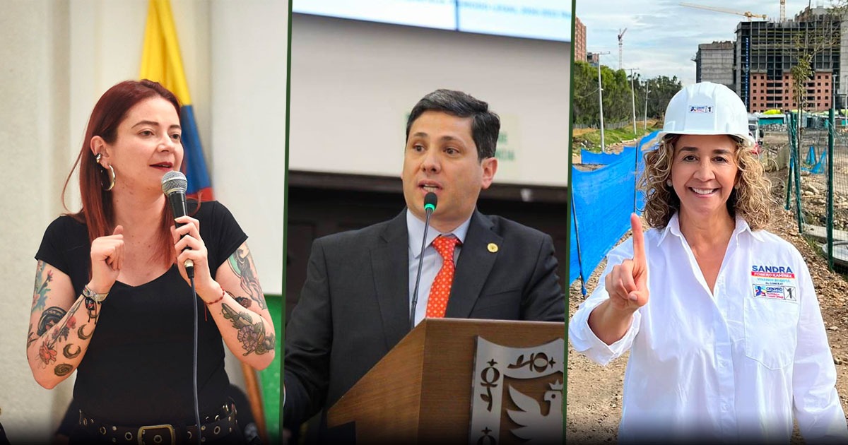 Los 15 elegidos por los partidos para encabezar sus listas al Concejo de Bogotá