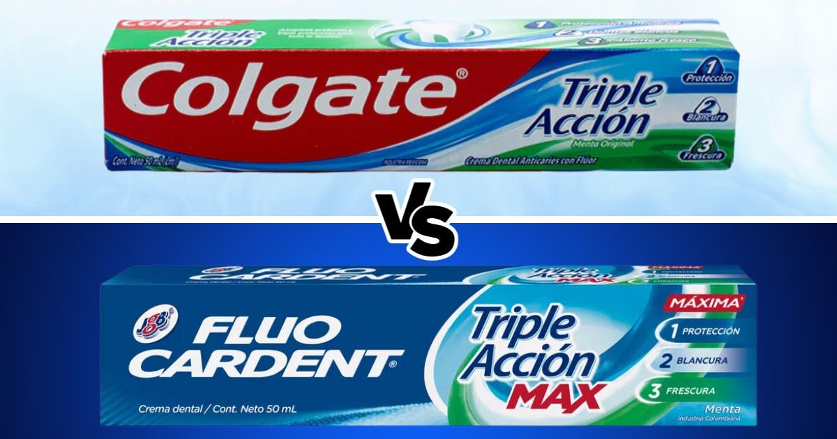 Colgate o Fluo Cardent ¿Cuál es mejor y más barata?
