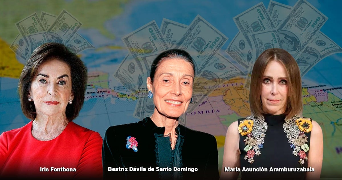 Siete mujeres en la exclusiva lista de billonarios de Hispanoamérica