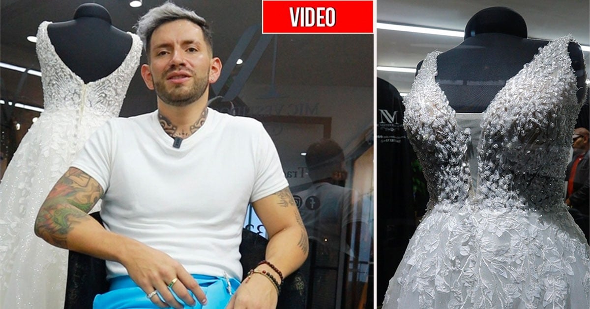 El hombre que se inventó los vestidos de novia más baratos de Bogotá