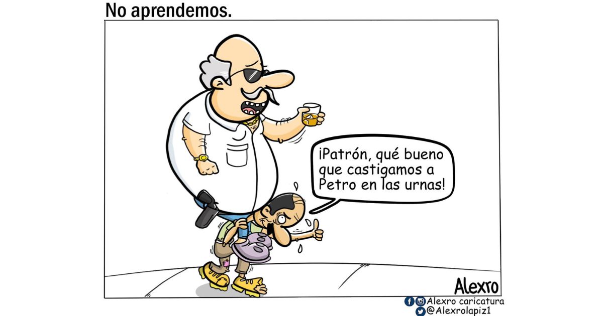 Caricatura: No aprendemos
