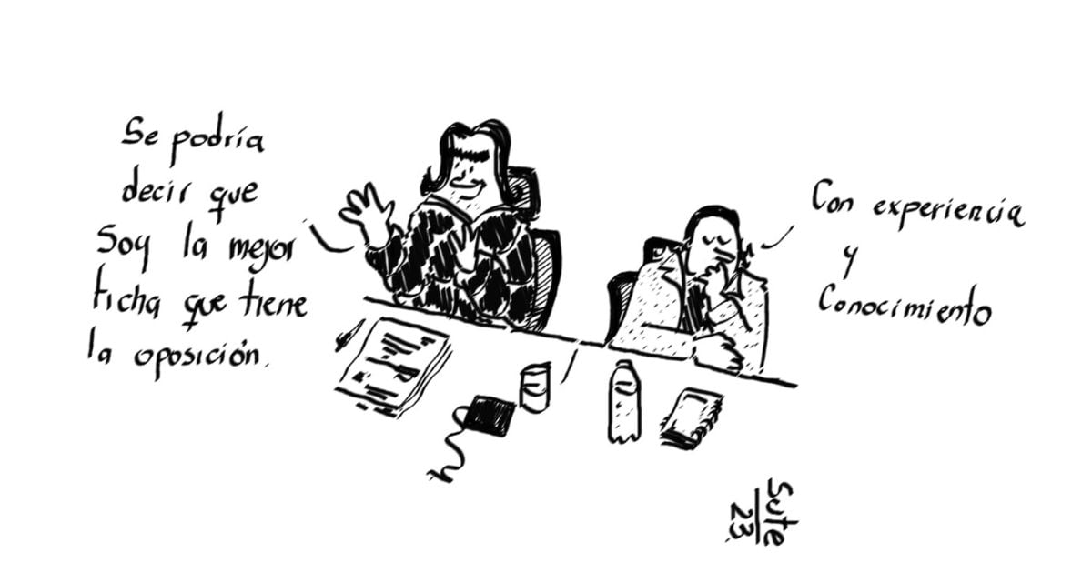 Caricatura: Familia lejana en gobierno - cercana en campaña