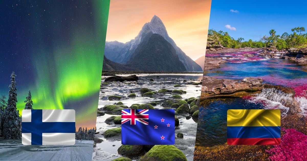 Estos son los tres países más hermosos del mundo, según Forbes ¿En qué puesto quedó Colombia? 