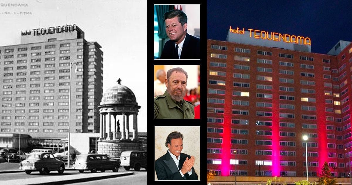 El emblemático Hotel Tequendama de Bogotá, donde se hospedaron Kennedy, Fidel Castro y Julio Iglesias