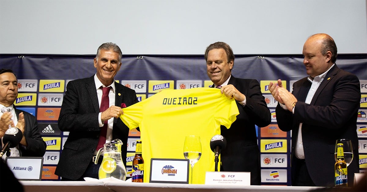 Carlos Queiroz técnico de la selección Colombia