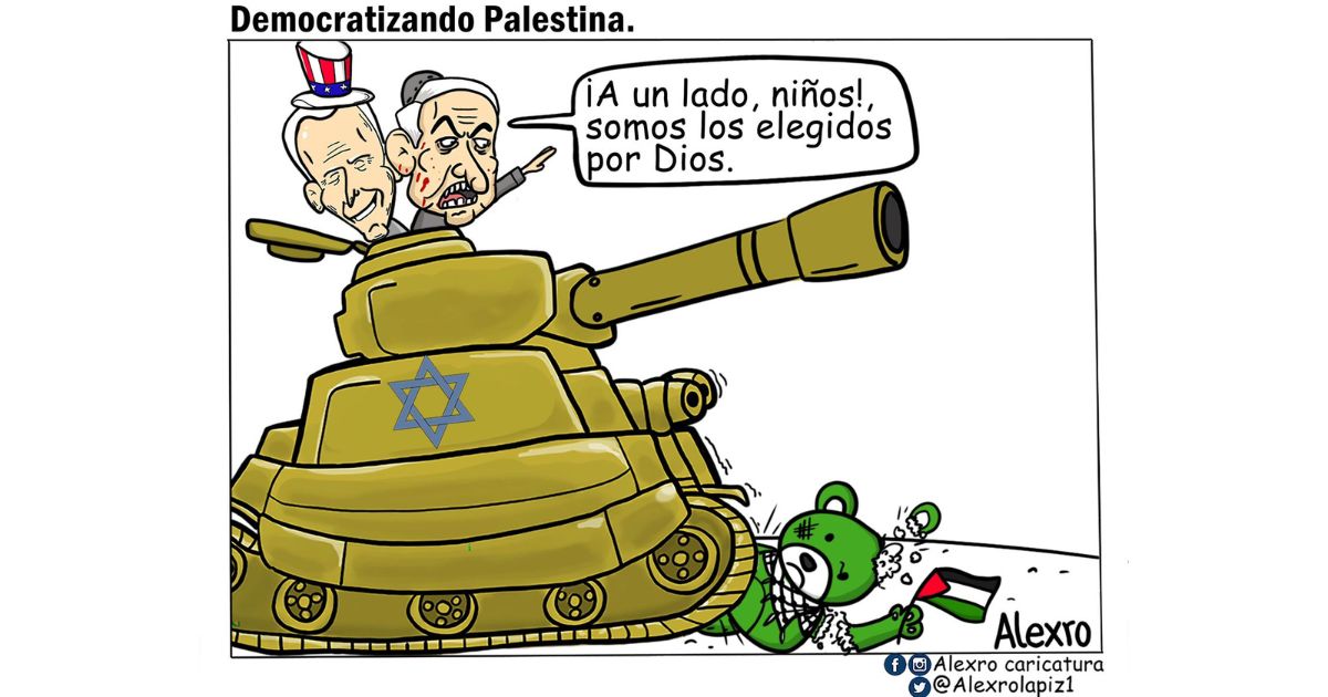 Caricatura: Democratizando Palestina