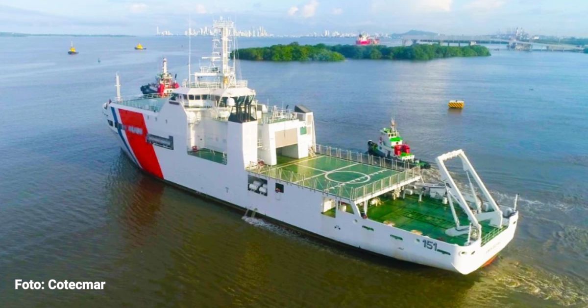 Gigantesco barco construido en Colombia llegará a la Antártida zarpando desde Buenaventura