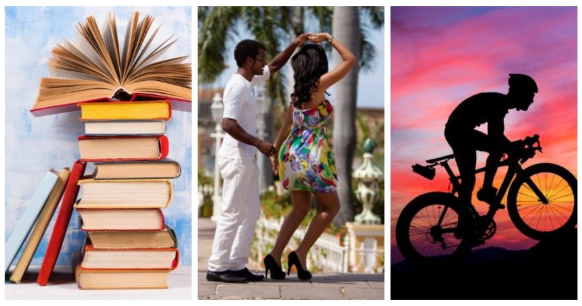 La ecuación de la felicidad es LSB: libros, salsa y bicicleta