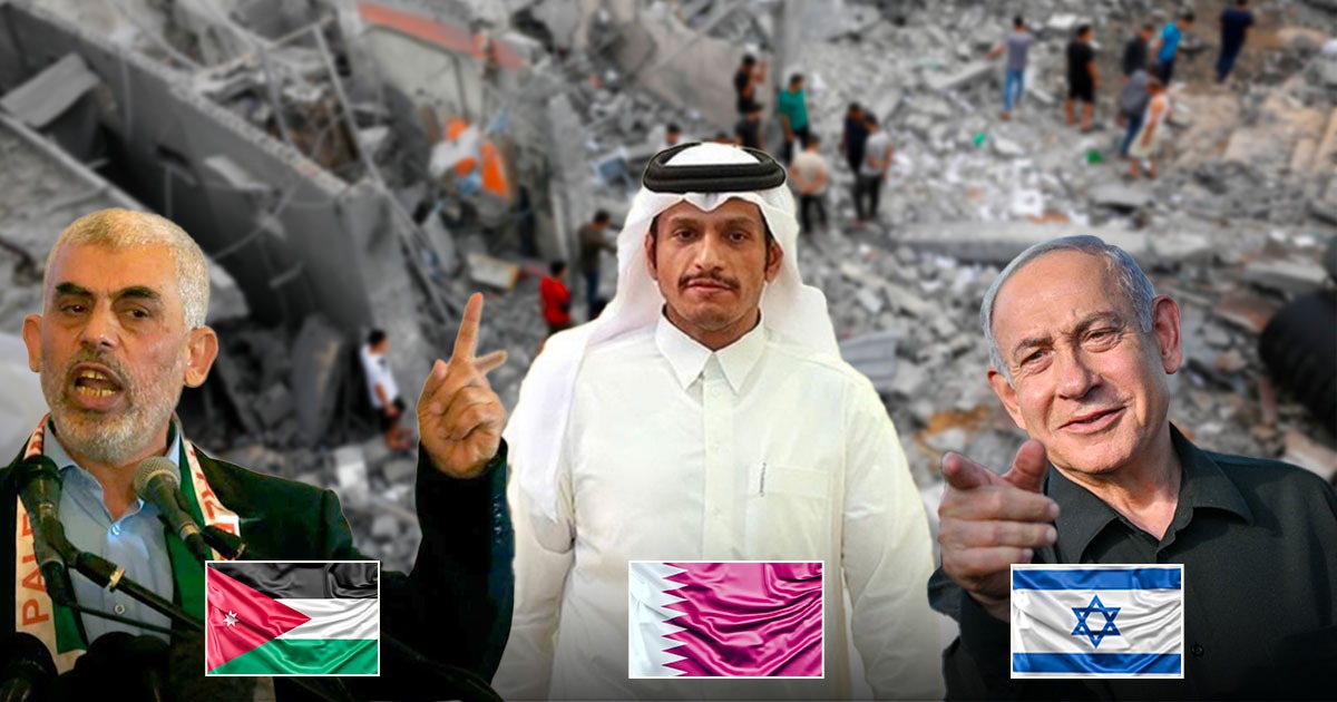 Cómo logró el poderoso jeque de Qatar frenar 7 días la guerra entre Israel y Hamás