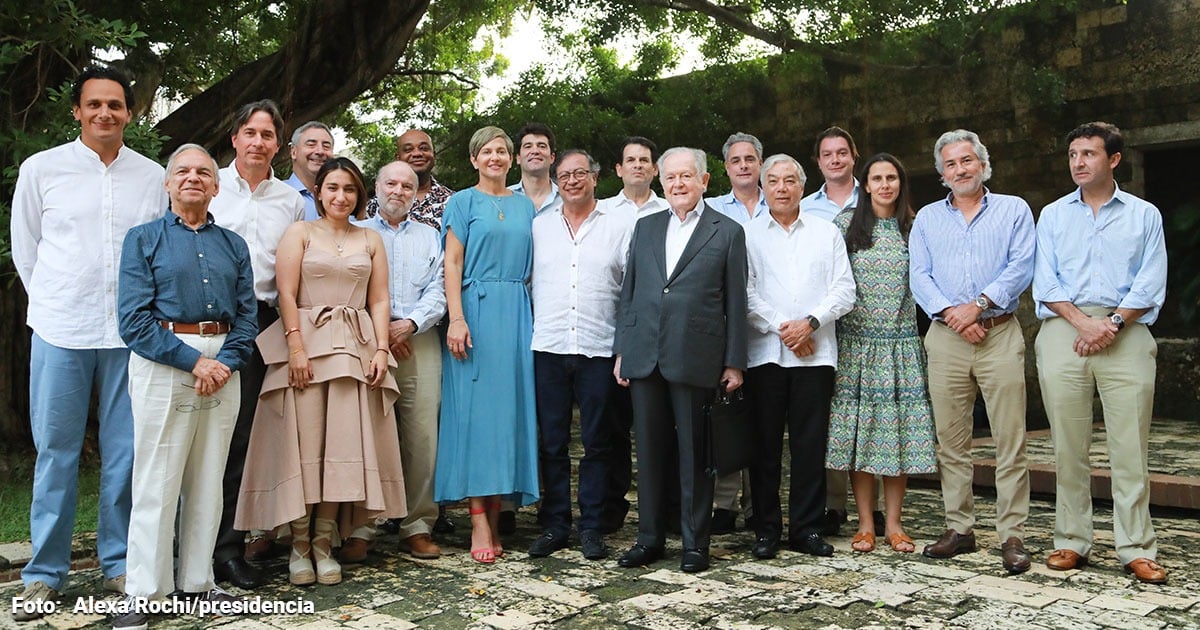 Los 9 herederos millonarios que se reunieron con Petro en Cartagena