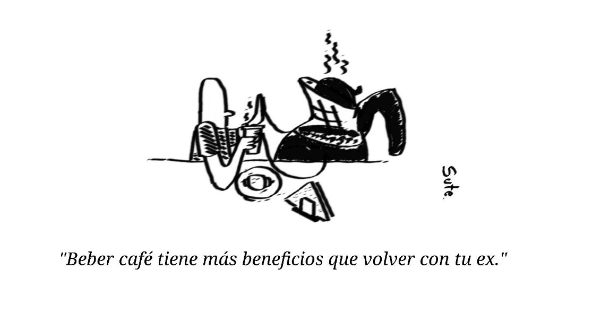 Caricatura: Adicciones y contraindicaciones