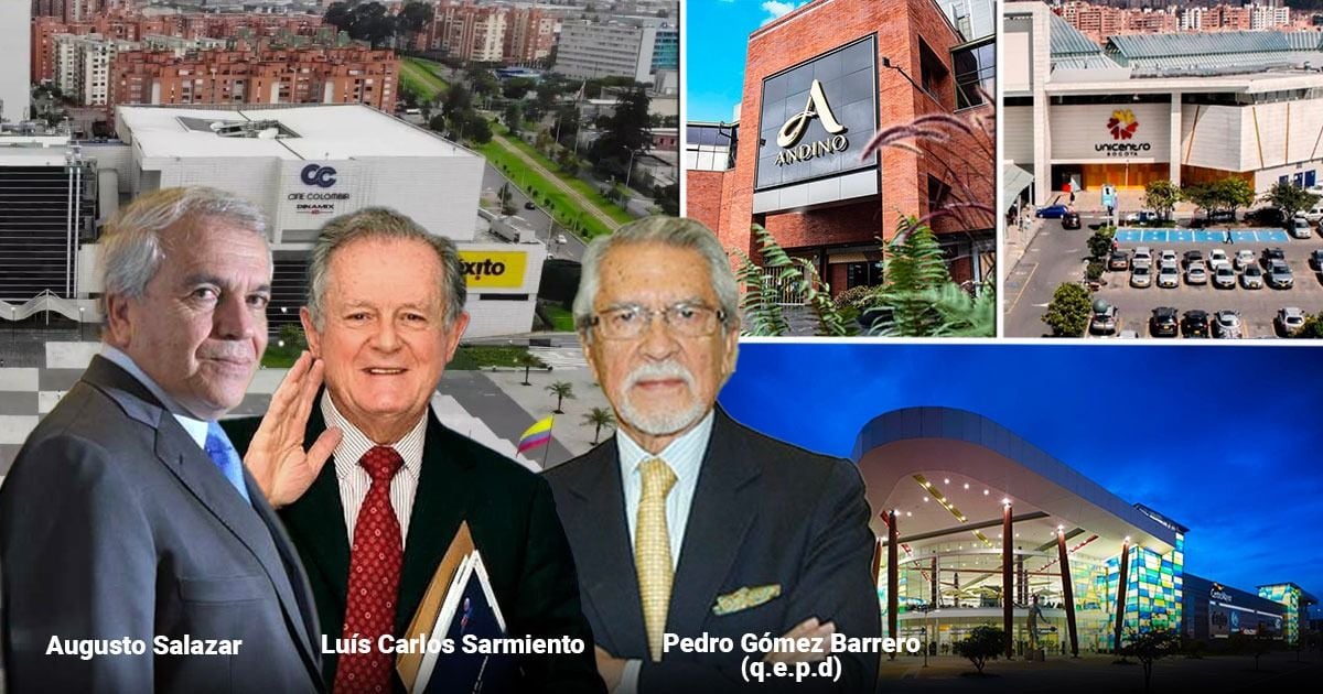 Quiénes se inventaron los 5 centros comerciales más famosos de Bogotá