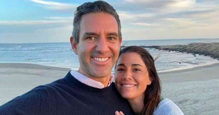 David velez y su esposa