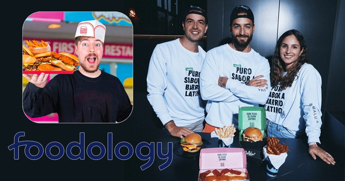 Foodology, la cocina oculta que le hace las hamburguesas a las marcas de Maluma y Mr. Beast