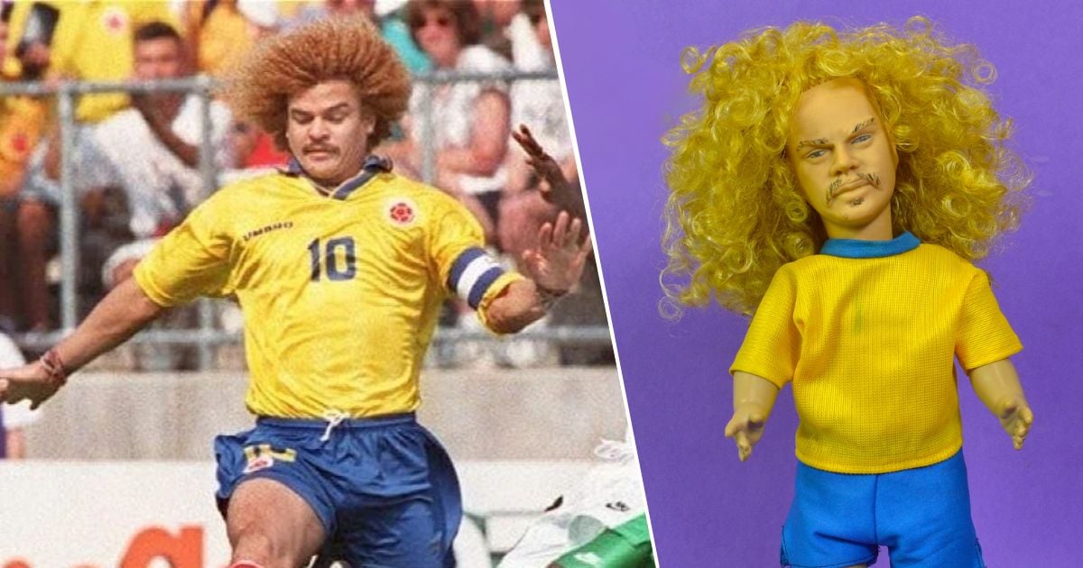El curioso muñeco del Pibe que se vendió en Colombia y se parece a Chucky ¿Lo recuerda?