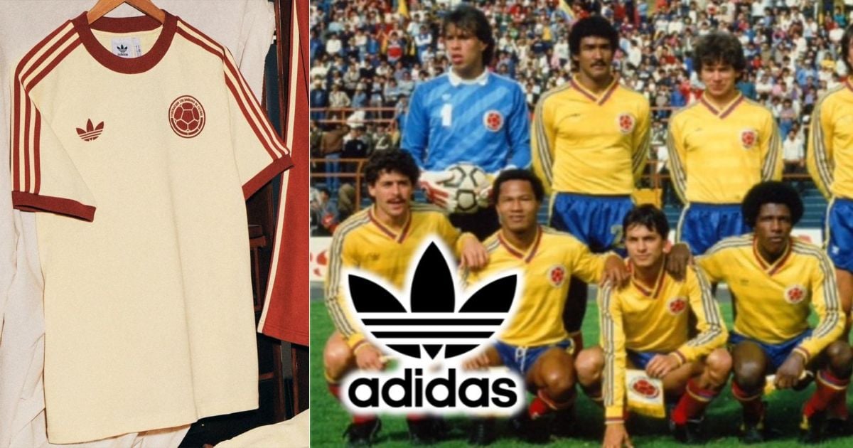 Camiseta retro de la selección Colombia