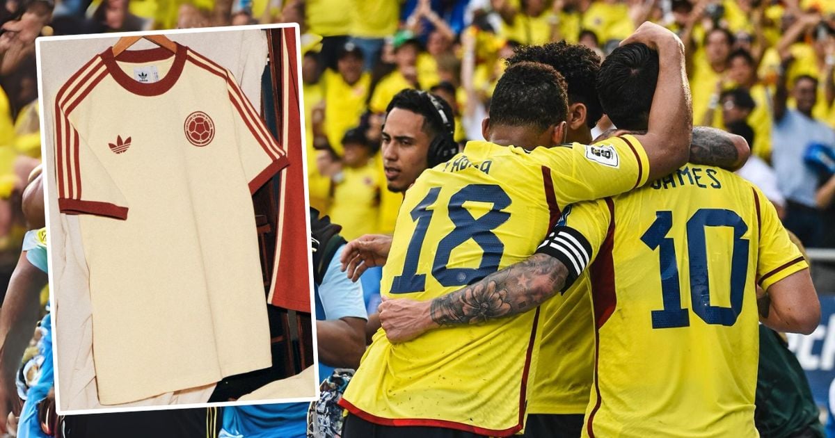 El uniforme en el que se inspiró Adidas para diseñar la nueva camiseta retro de la selección Colombia