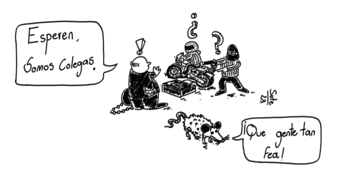 Caricatura: Delito de clase