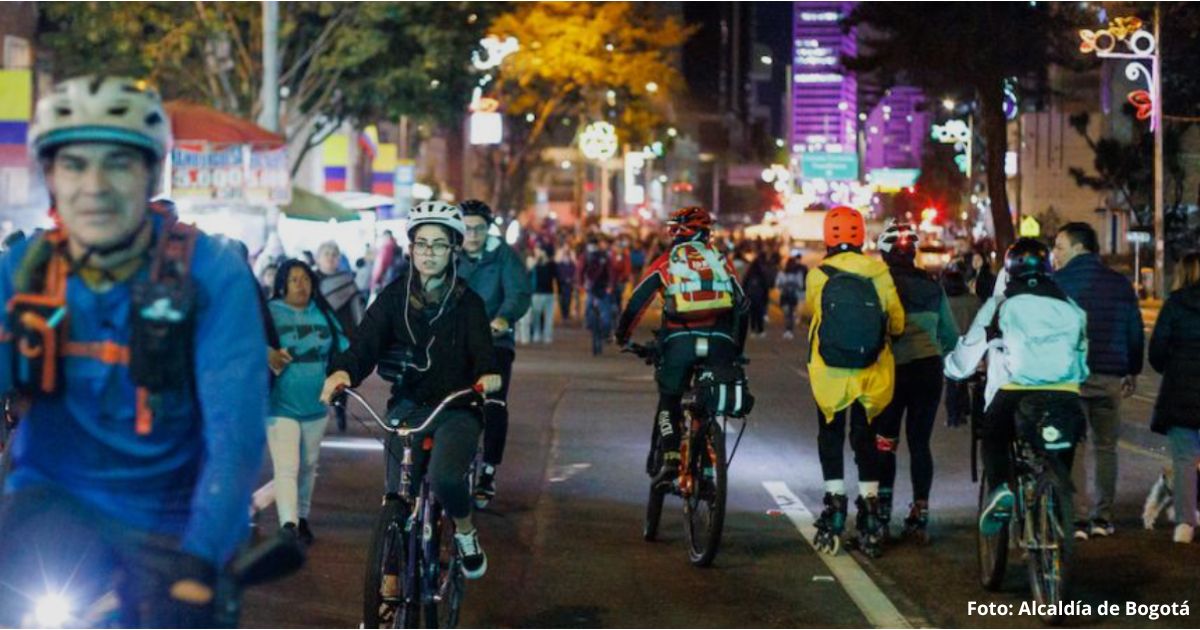 Todo lo que debe saber sobre la próxima Ciclovía nocturna de Bogotá: horarios y más