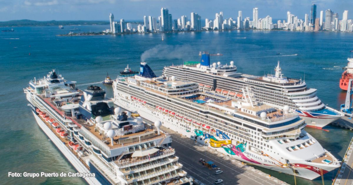 Se multiplican los cruceros internacionales llegando a Cartagena