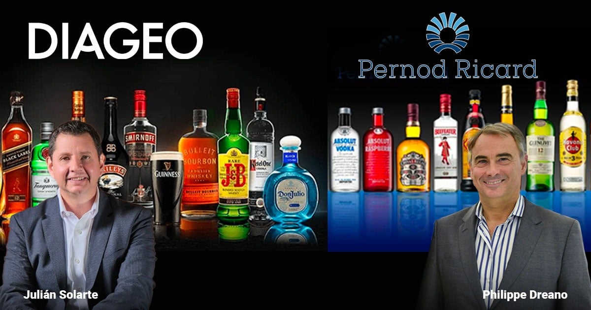 La eterna batalla de Diageo y Pernod Ricard, las dos empresas de licores más grandes del planeta