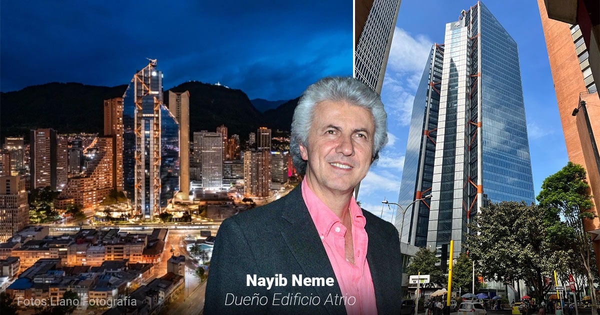 El empresario que levantó Atrio, el edificio más alto de Bogotá y Bancolombia lo cogió como su sede